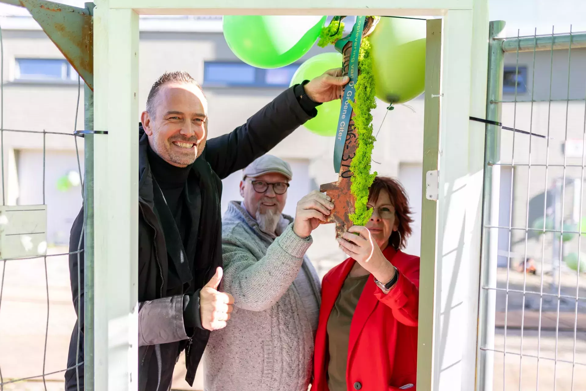 overhandiging sleutel d' groene citer