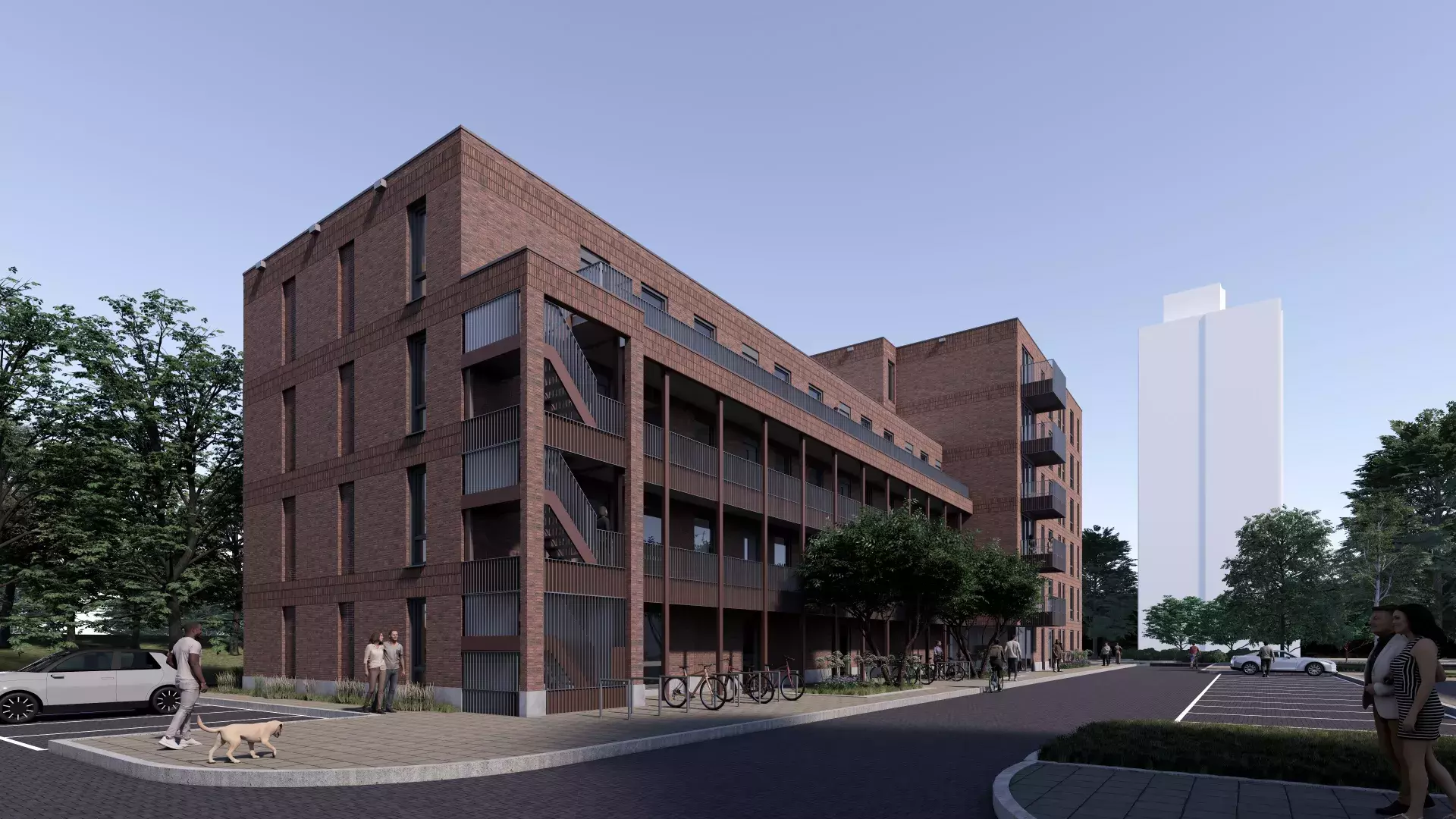 Gebouw noordwest