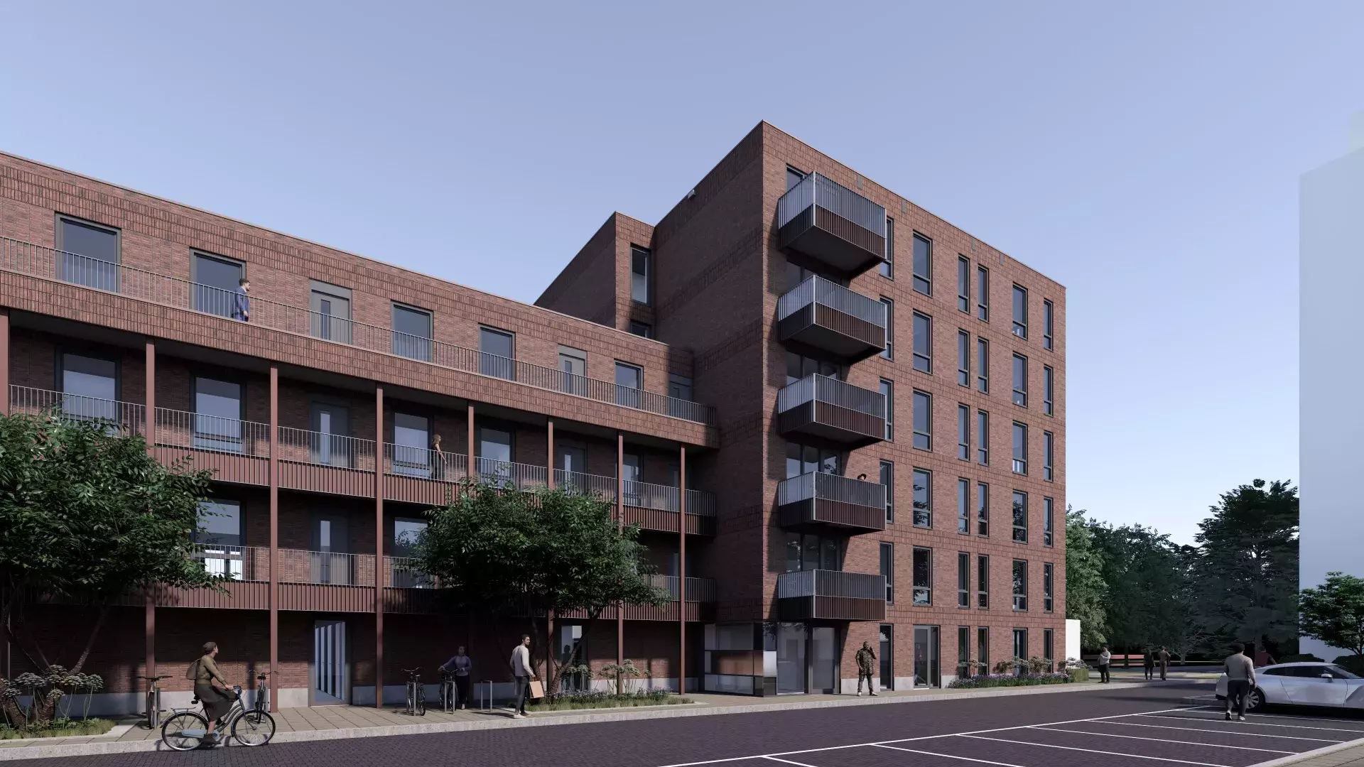 Gebouw noordwest