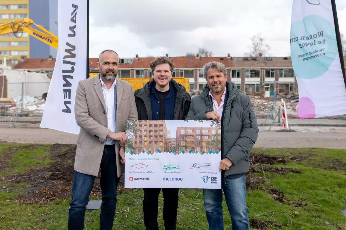 Ondertekening overeenkomst Boeierstraat