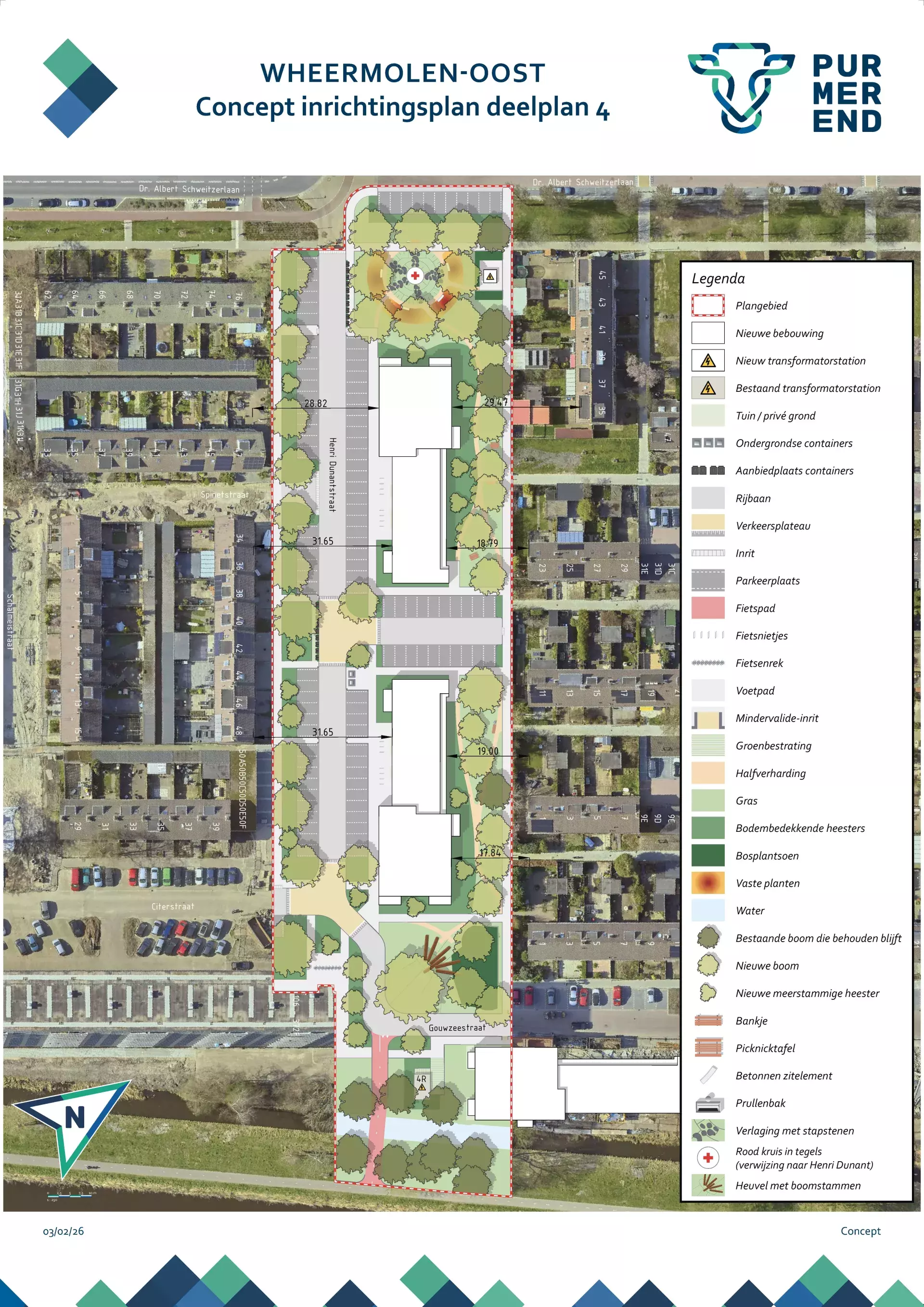 ontwerp openbare ruimte Henri Dunant